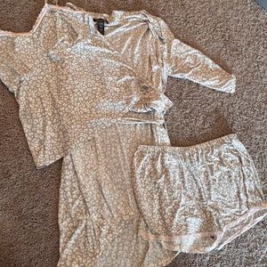 Three piece Pajama set.